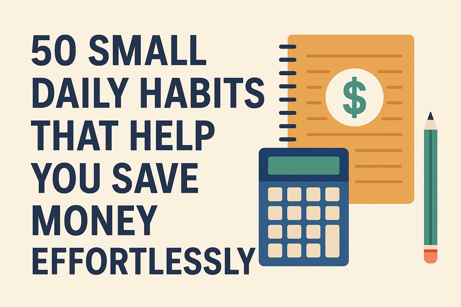 50 Small Daily Habits That Help You Save Money Effortlessly