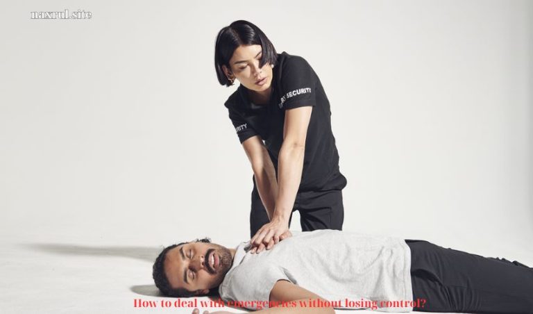 How to deal with emergencies without losing control?